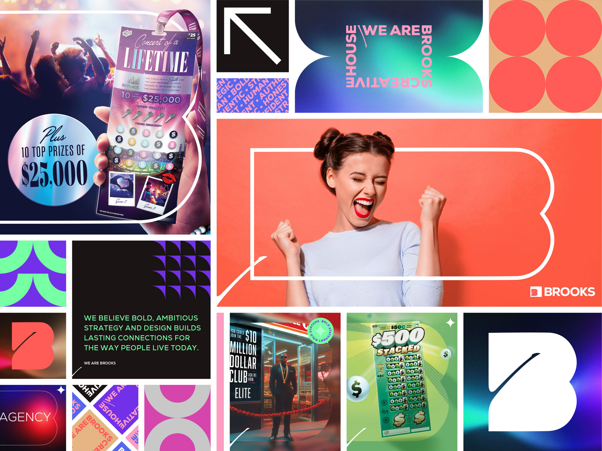 Brooks Creative House brand and campaign work