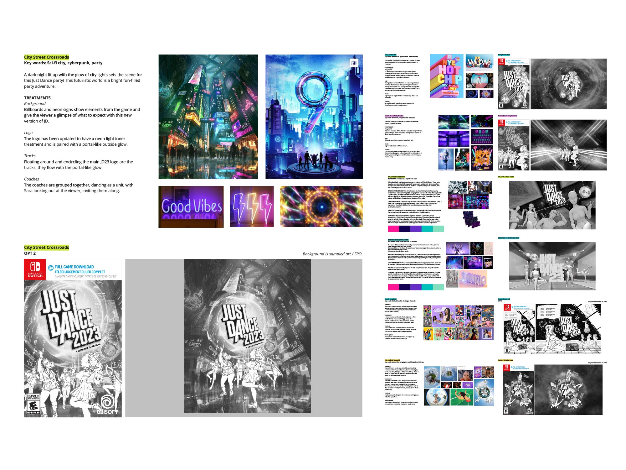 Compositional greyboxing of key art concepts